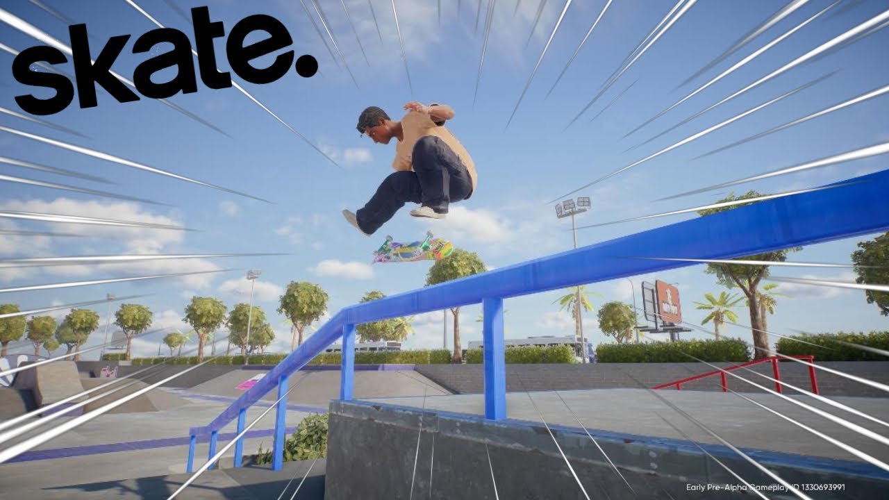 12 Minutes of REALISTIC lines on the NEW SKATE. game **ASMR** - Skate.