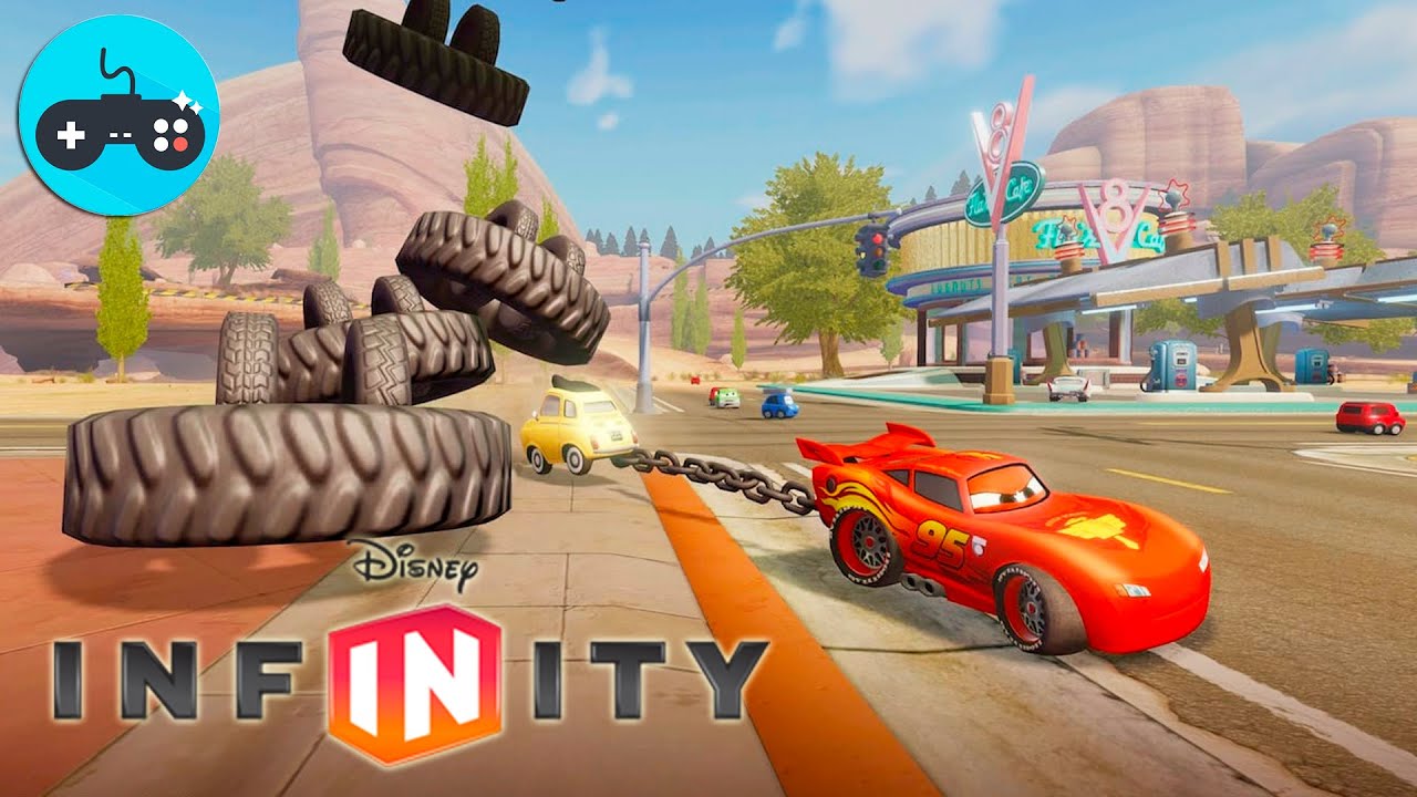 Cars Lightning McQueen - Disney Infinity 3.0 Racing Video Game | PC Gameplay