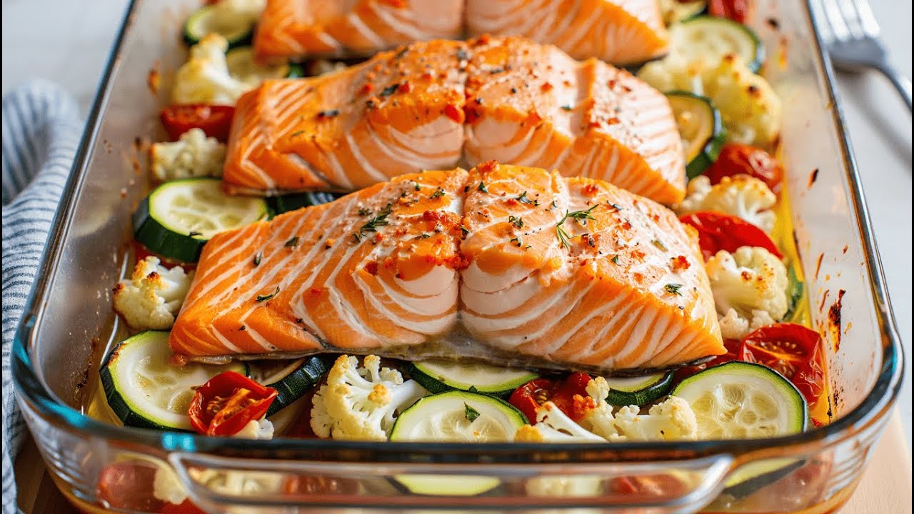 Essen und Abnehmen: Das perfekte kalorienarme Abendessen mit Lachs!