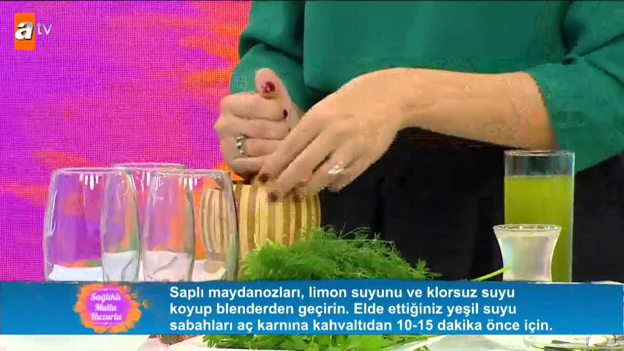Yağ yakıcı limon k&uuml;r&uuml; - Sağlıklı Mutlu Huzurlu 25. B&ouml;l&uuml;m - atv