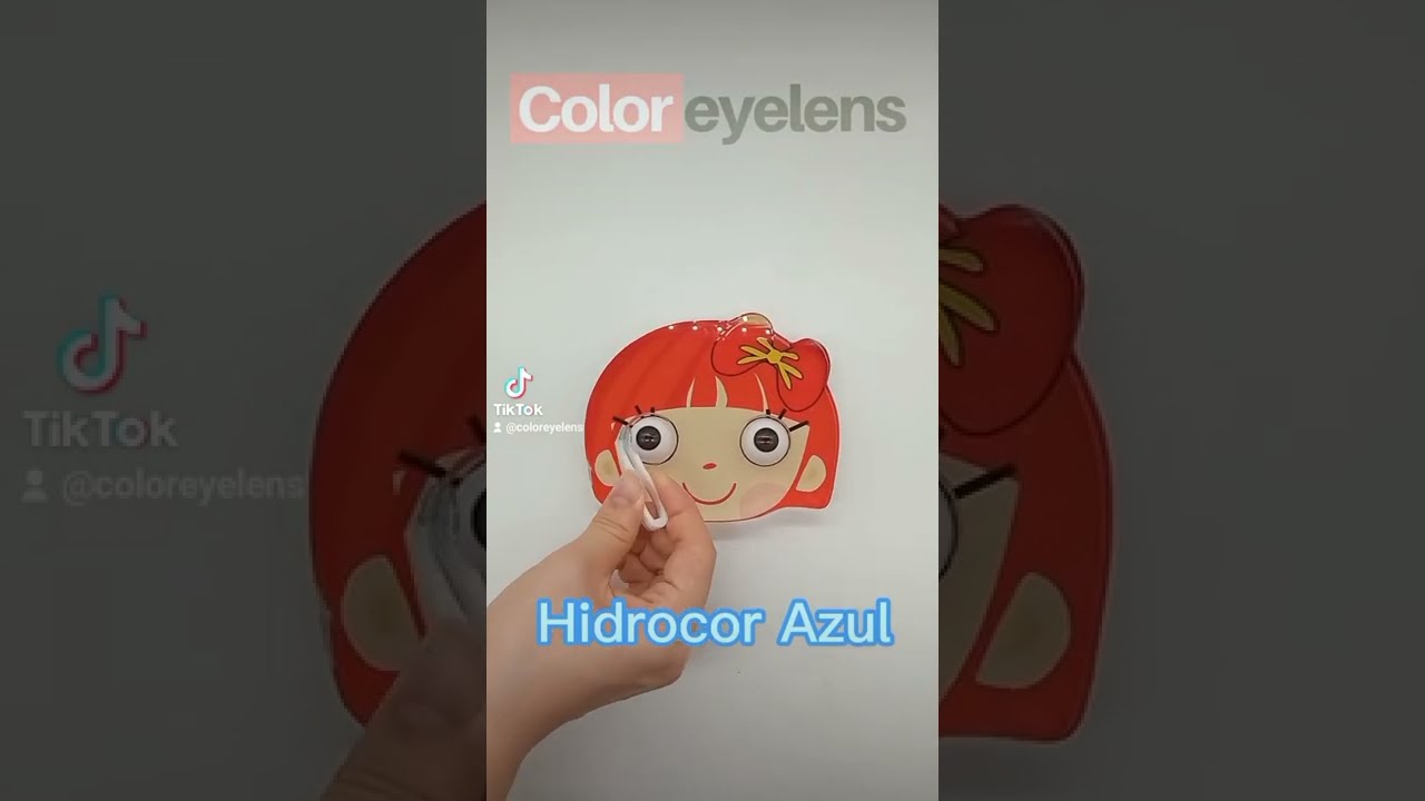 Hidrocor Azul Blue Colored Contacts