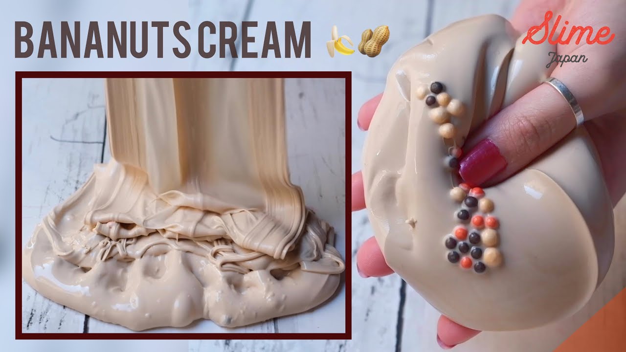 【ASMR】バナナッツクリーム🍌🥜【スライムジャパン】〜福トート・その②〜 