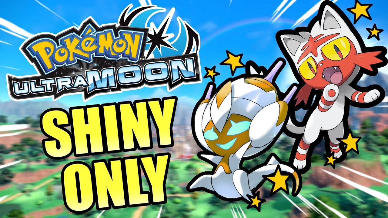 Pok&eacute;mon Ultra Moon, но я могу использовать только ШАЙНИ-покемонов!