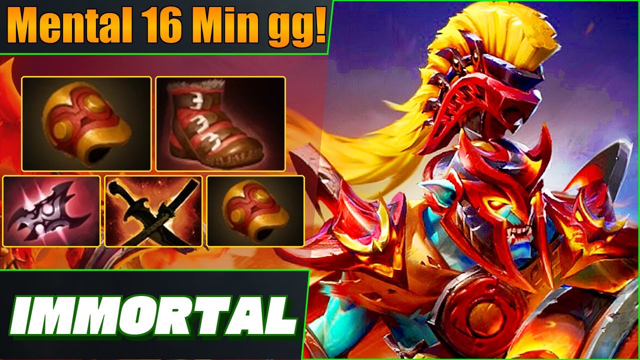 Immortal Huskar Off Lane 🛡️ Mental 16 Min gg! Dota 2 DotaPulse Highlight Gameplay