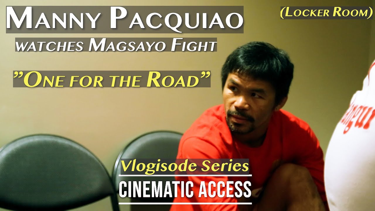 [Exclusive] Pacquiao watches Magsayo fight (Locker Room Vibes) / Instructions from Referee (Vlog 6)