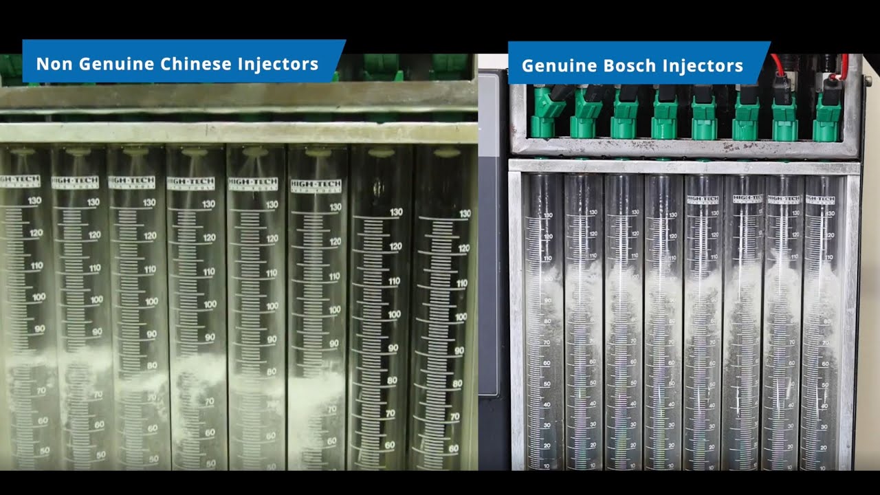 The difference between cheap and Genuine Bosch Injectors