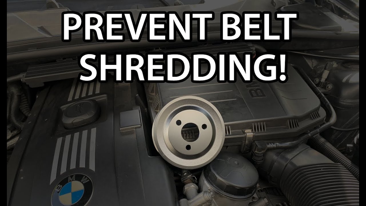 BMW E90 DIY Aluminum Power Steering Pump Pulley