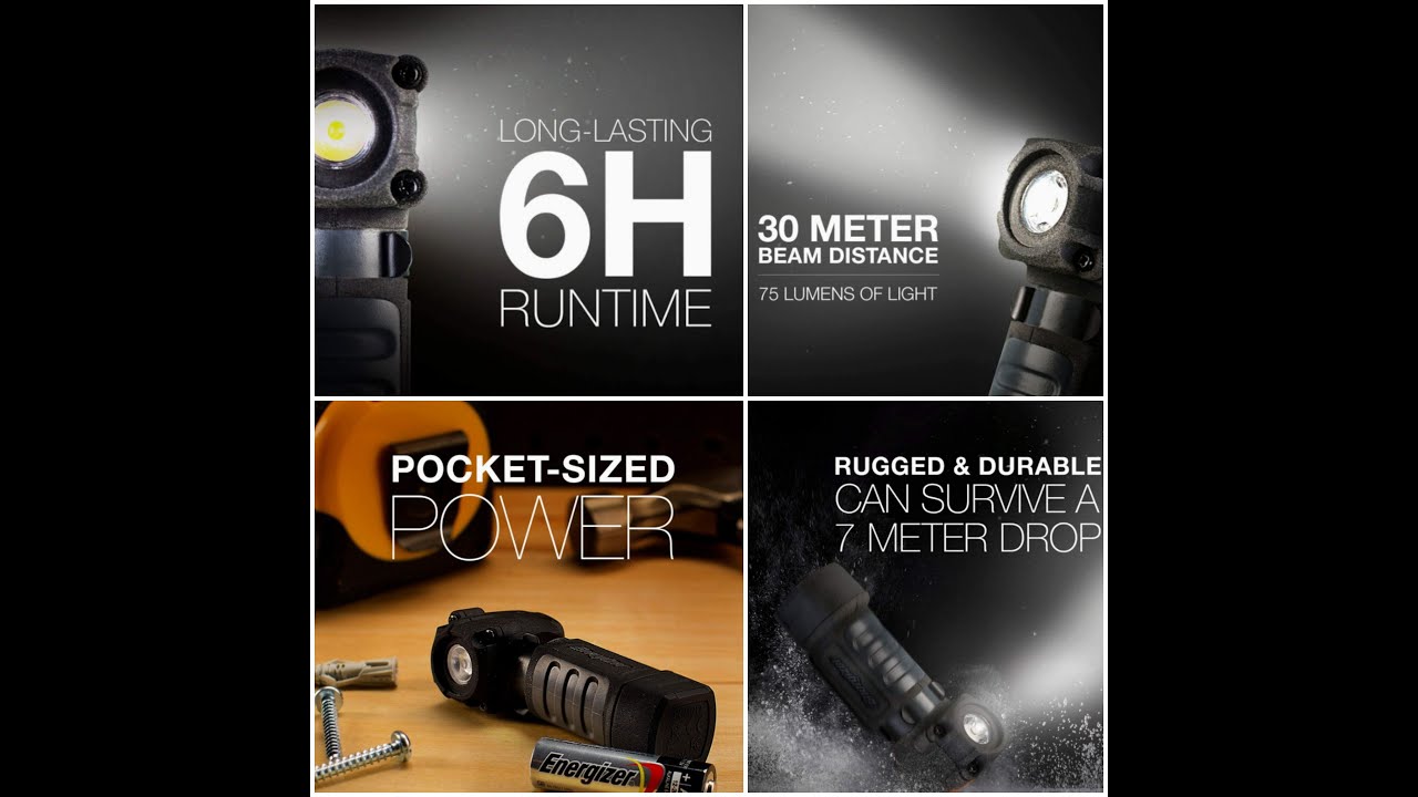 Energizer hardcase right angle torch