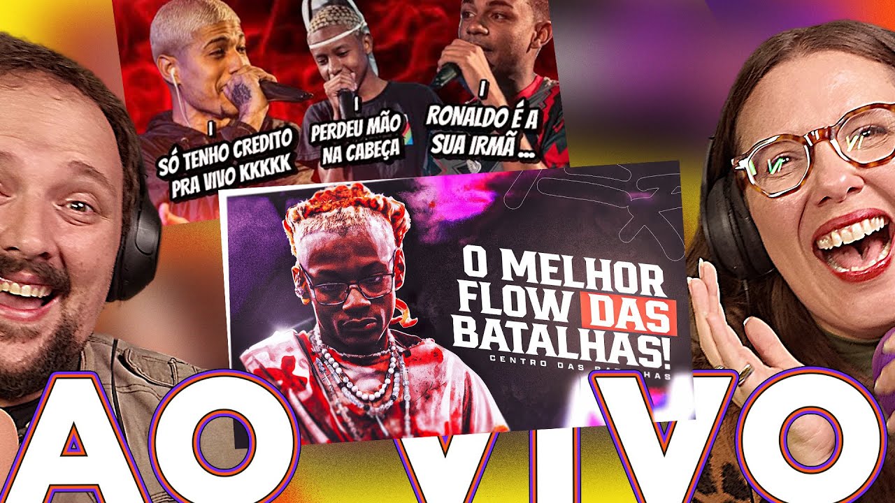 REACT AO VIVO - DHERIK, o PRÍNCIPE do FLOW! 👑 13 MINUTOS DE RIMAS ENGRAÇADAS PARA REVER
