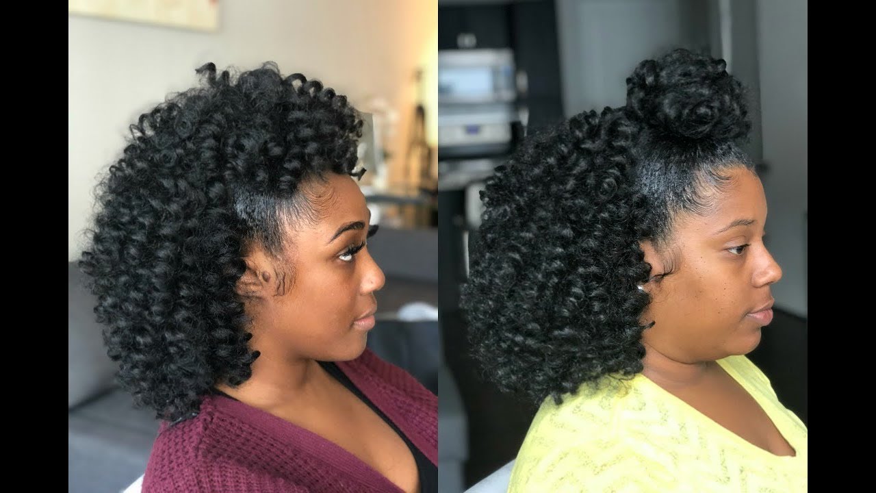 How To - Half Up Half Down // Jamaican Bounce