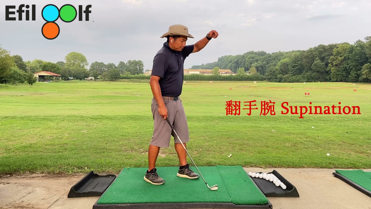 细说高尔夫球：翻手腕 Supination & Flexion