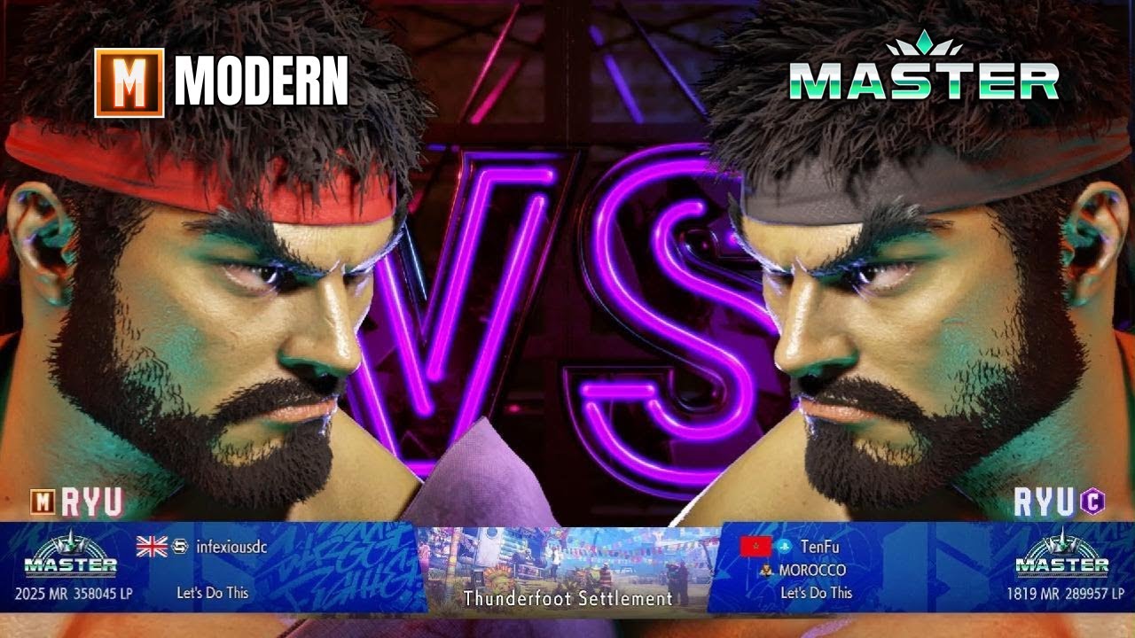 Modern Ryu (infexiousdc) vs Ryu (TenFu) Master 2000 MR | SF6