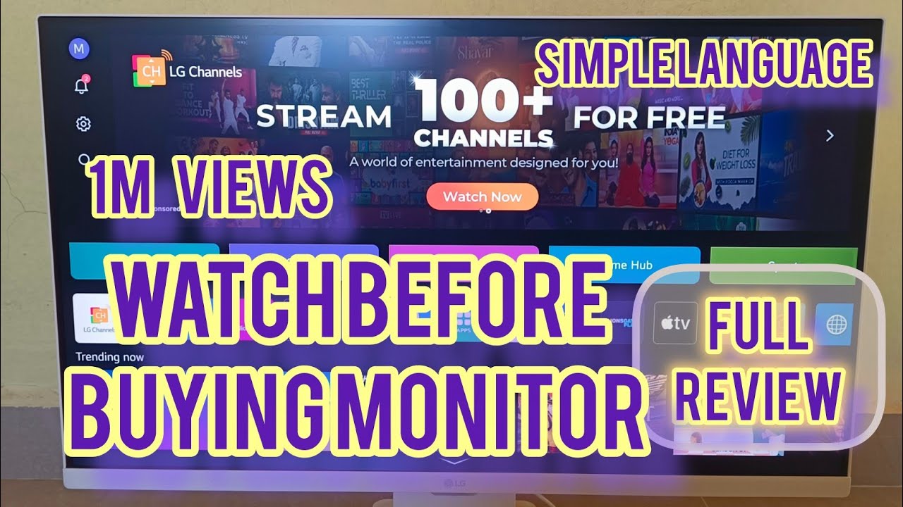 LG My View Smart Monitor 27SR50F |#unboxing #review #webos #tech #monitor #electronics# ANANTMAX