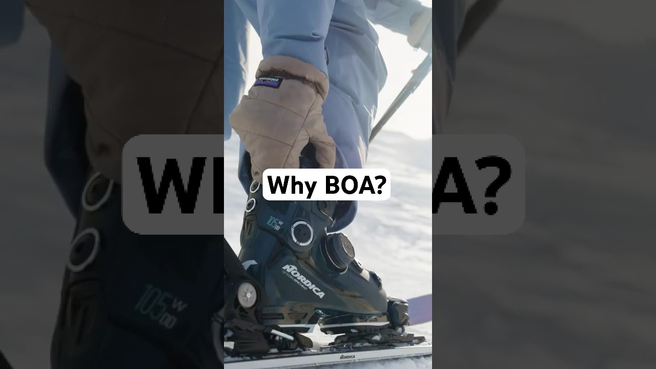Почему в горнолыжных ботинках используется BOA