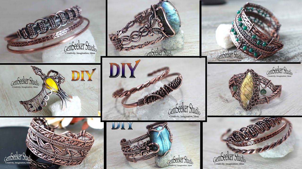 Turn Simple Wire Into Amazing Jewelry! DIY Wire wrapping bracelets for all levels!