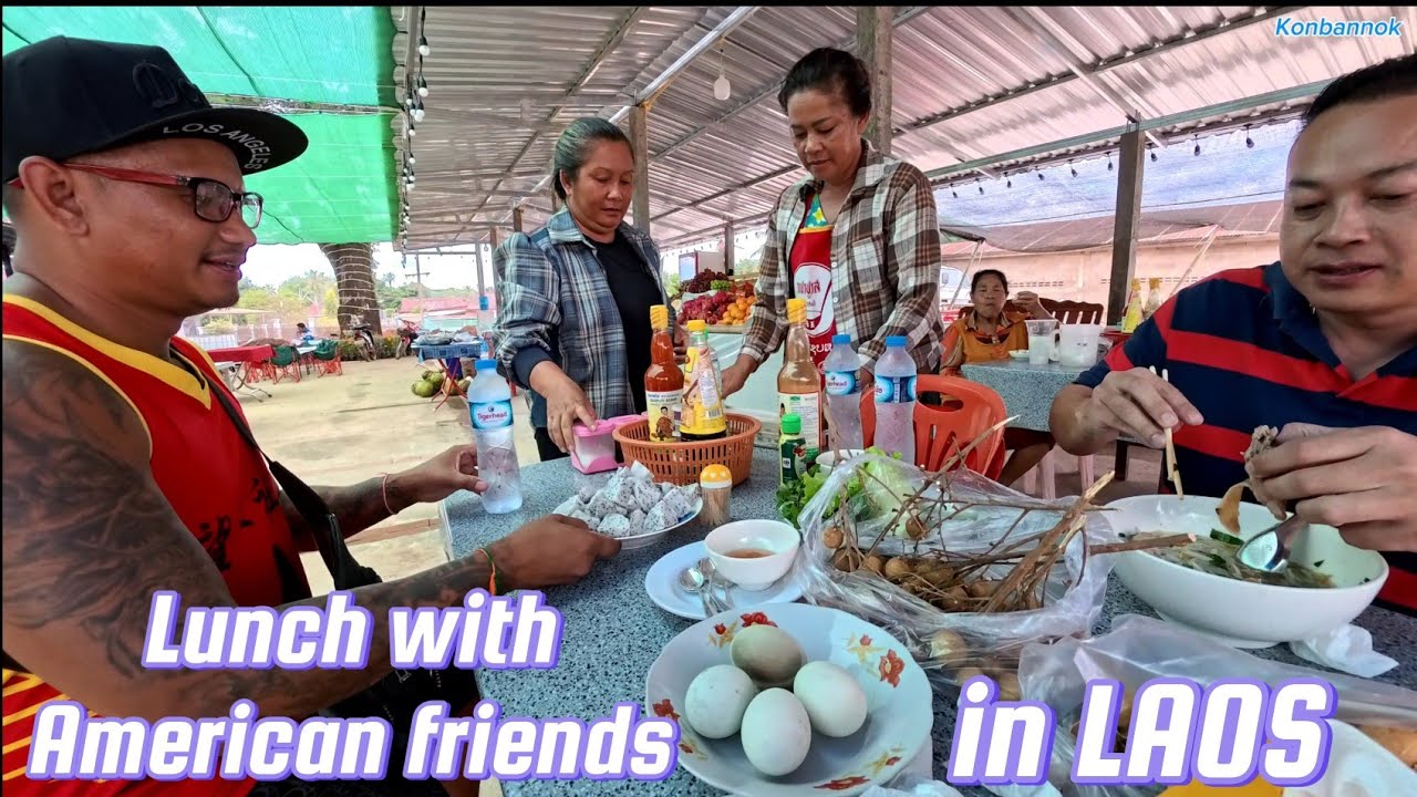 Came from Vientiane city, back again at the KHAO PIAK Restaurant in Ban Gern, LAOS