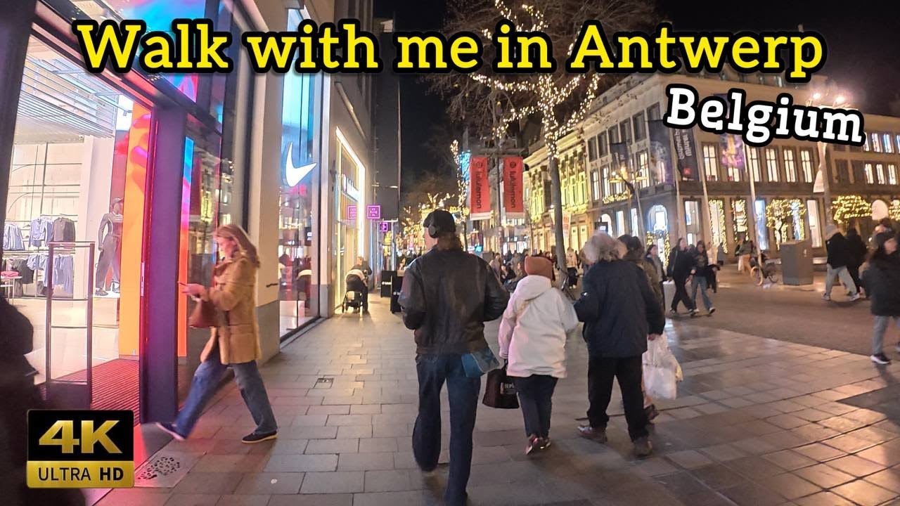Explore Antwerp 2026 on Foot 🚶 | 4K City Walking Tour