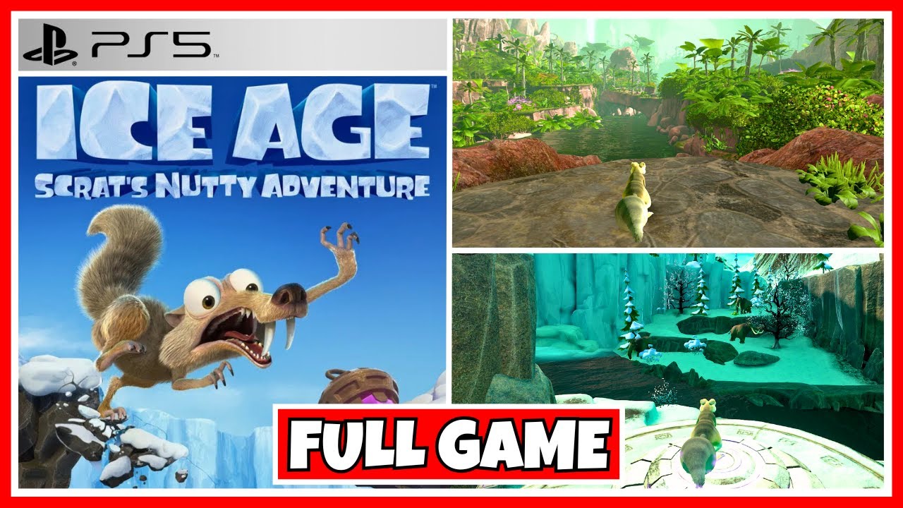 Ice Age Scrat's Nutty Adventure - FULL GAME - PS5 - (No Commentary)