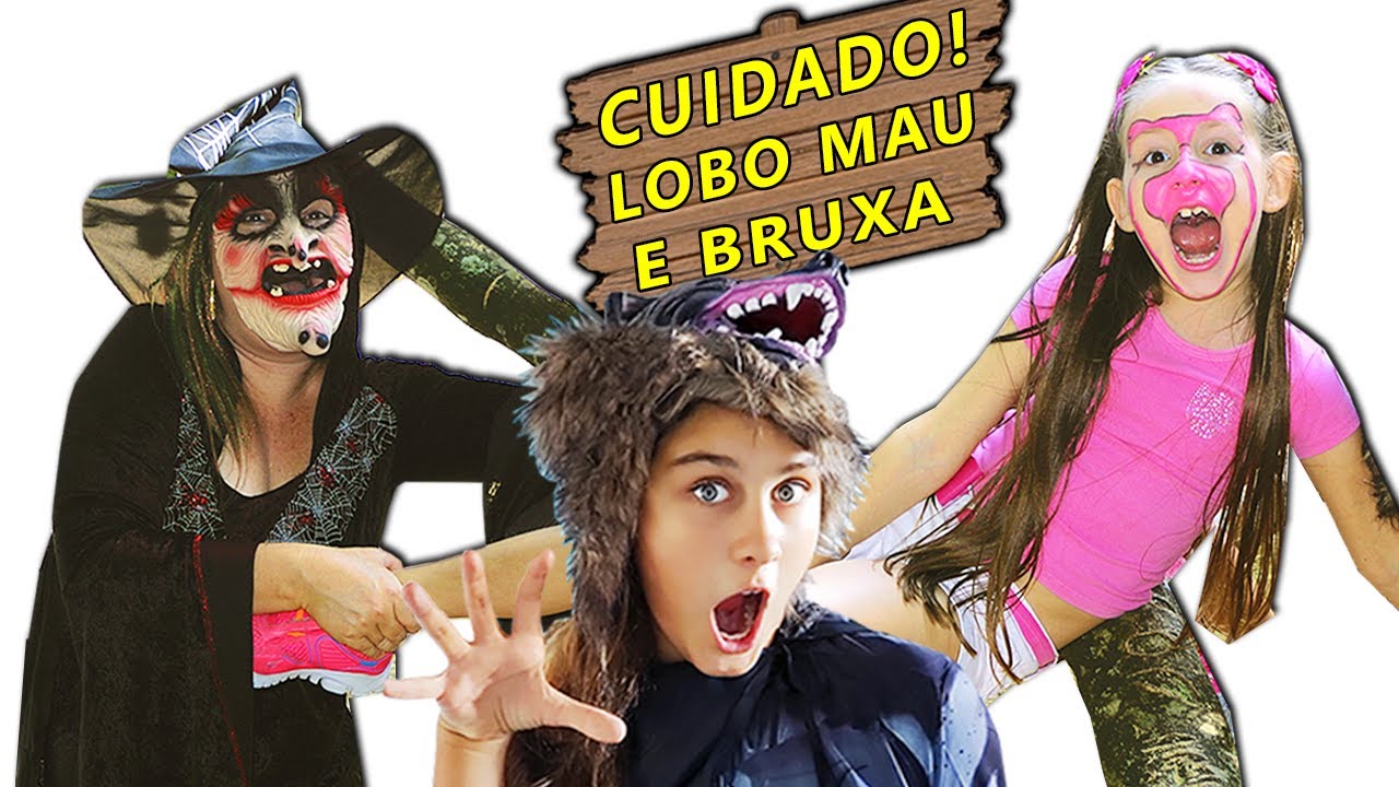 O LOBO MAU E OS TRÊS PORQUINHOS NO MUNDO ENCANTADO DA MILENINHA