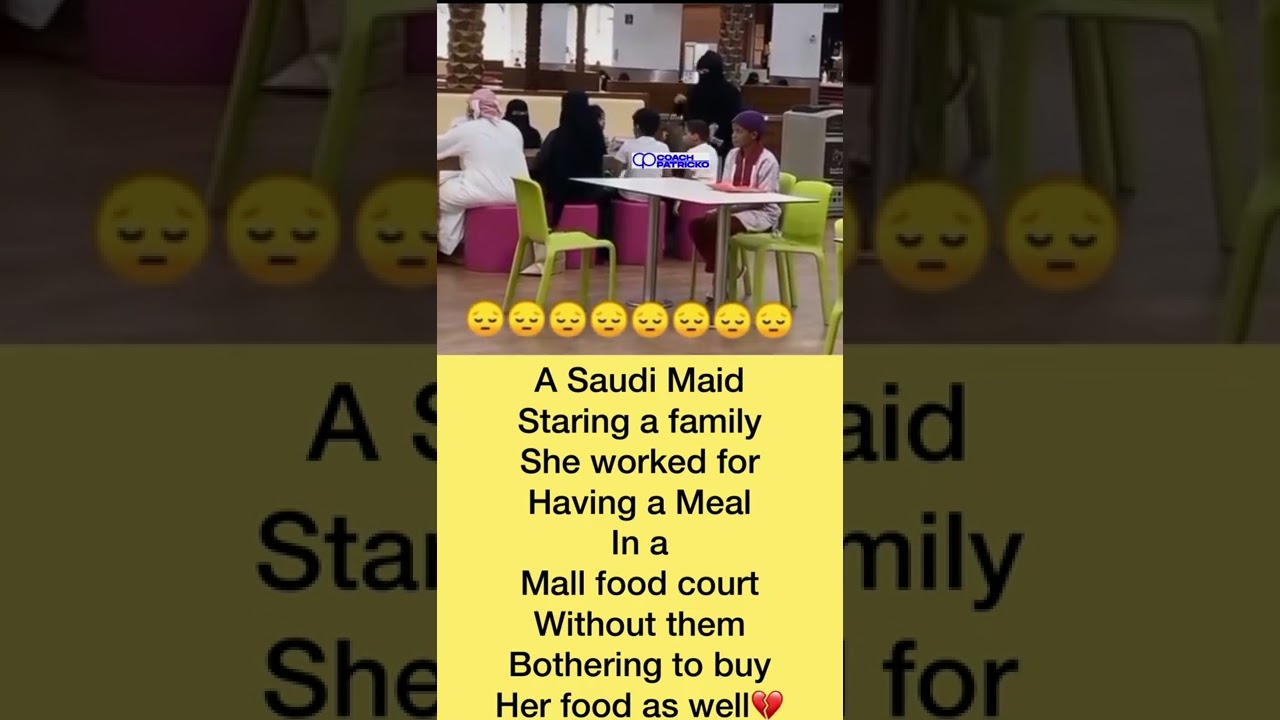 A Family in Saudi Arabia deny their maid even food💔😭