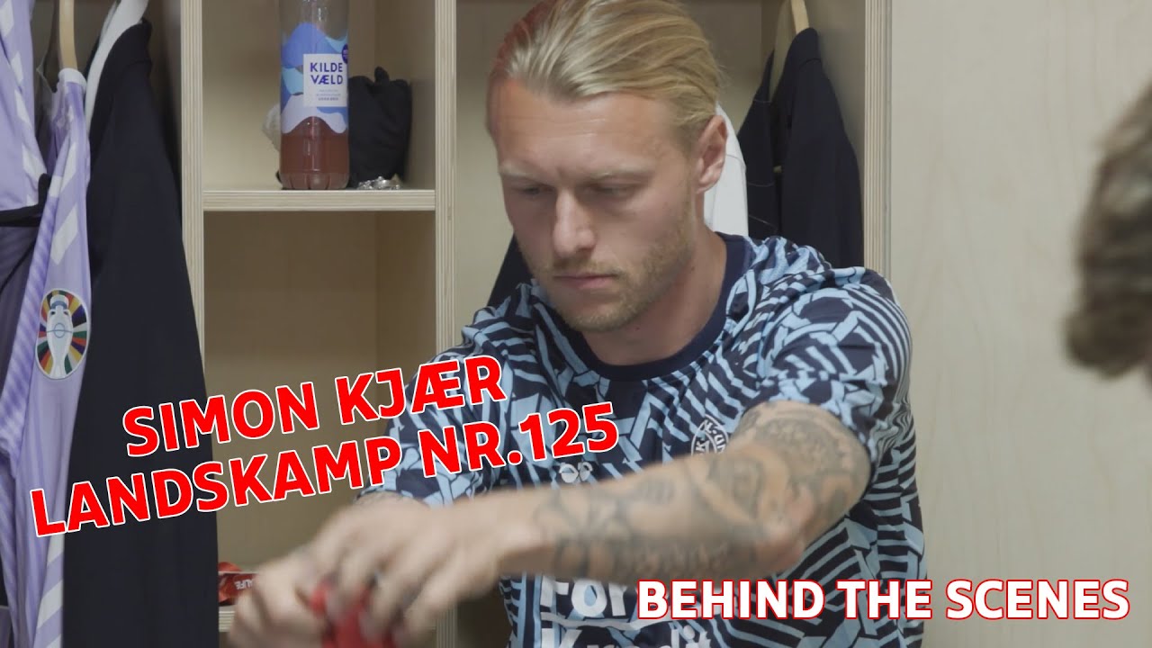 Kom med til Simon Kjærs kamp nr.125 for Danmark - Tæt på landsholdet