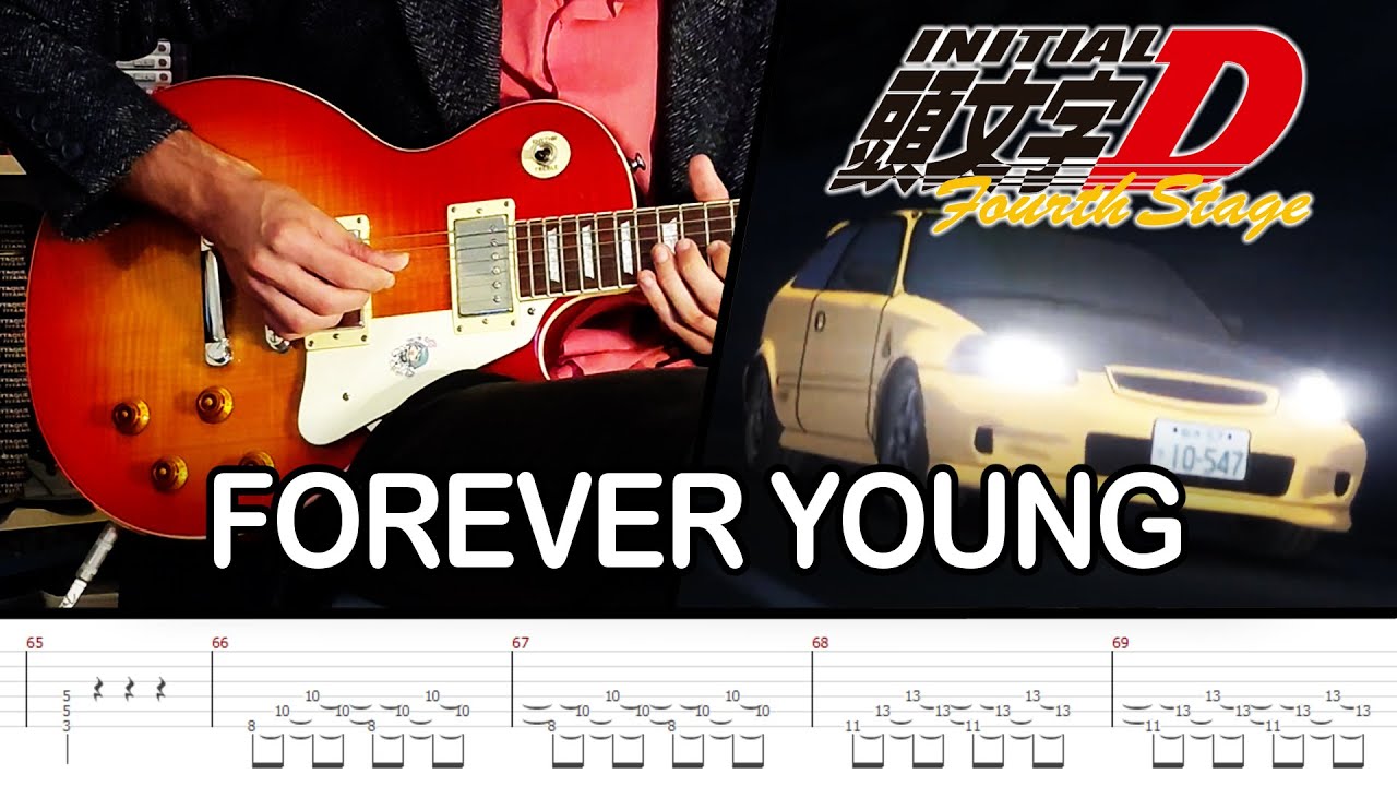 [Initial D] Forever Young - Symbol [Guitar Cover With Tab]