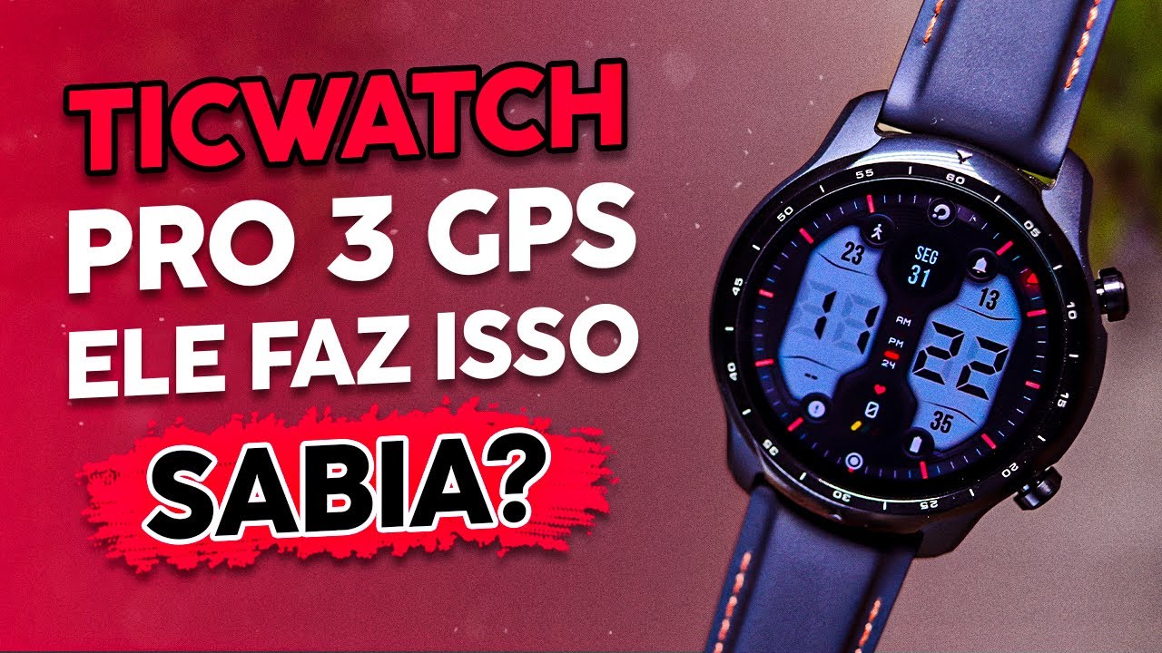 VOCÊ TEM um TicWatch Pro 3 GPS? SIM! Então ative ISSO AGORA!