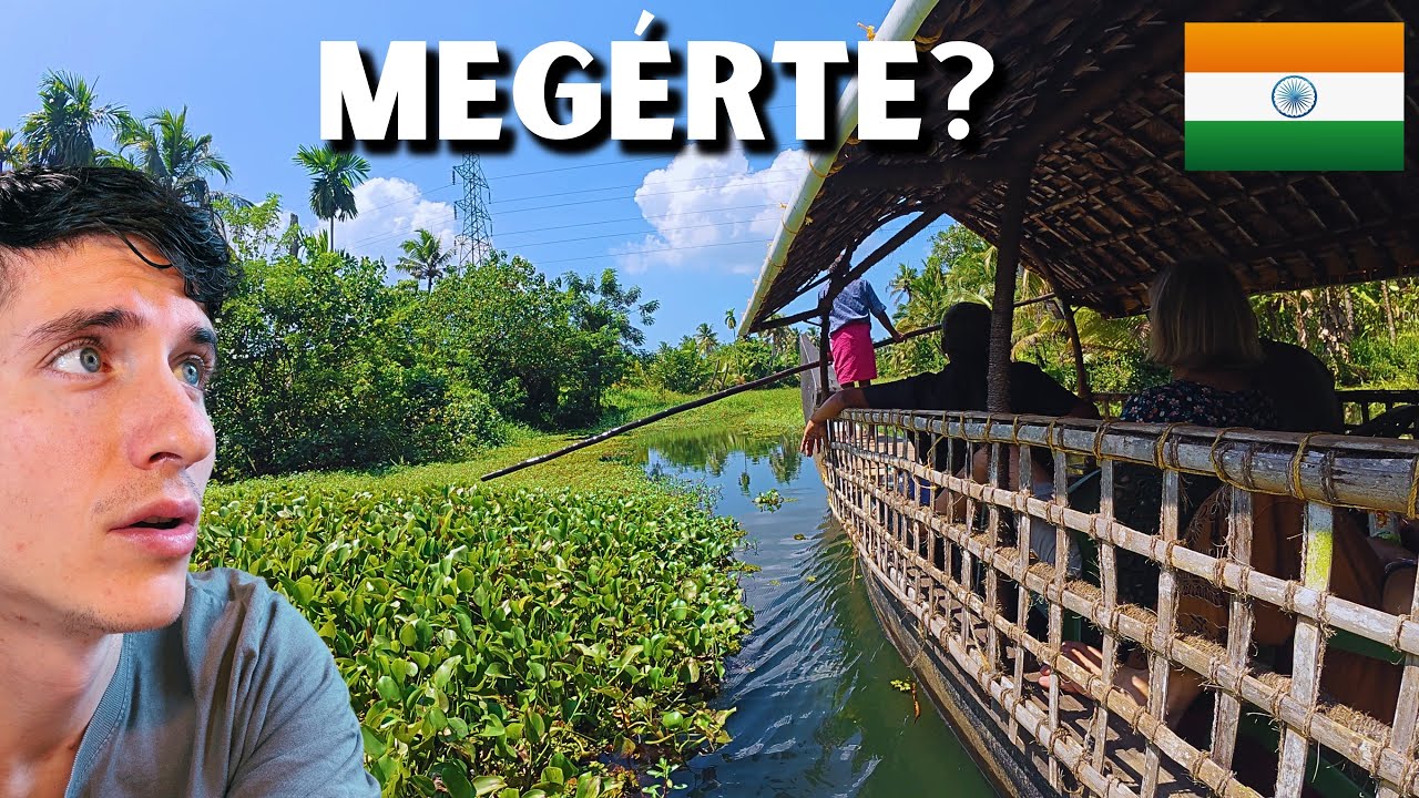 Bevállaltam a Turistás Backwaters Túrát Indiában 🇮🇳 Megérte? (Kerala eldugott világa)