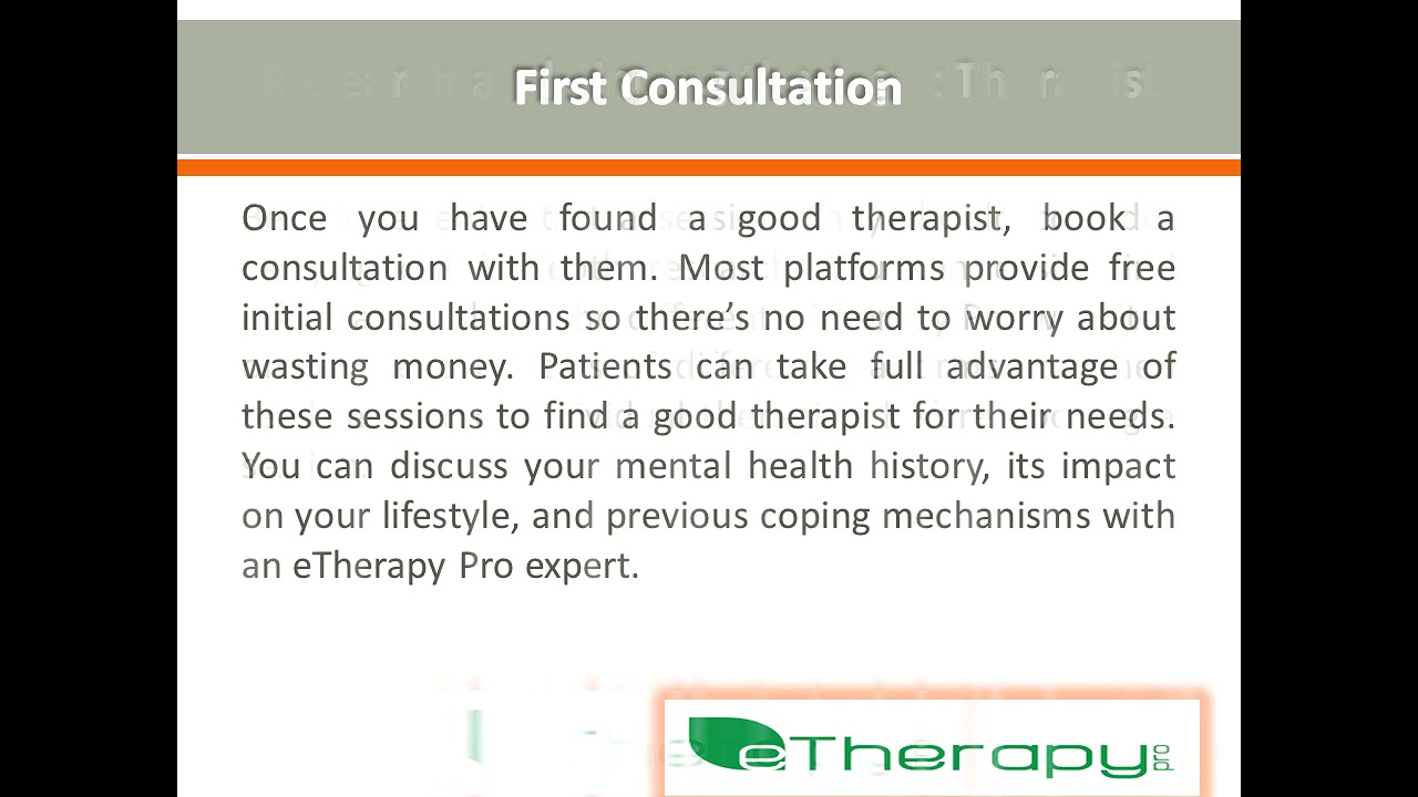 How Does eTherapy Work