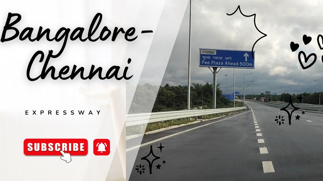 Bangalore to Chennai Express Highway NE-7 Road Drive 🚘 #ne7 #nhai