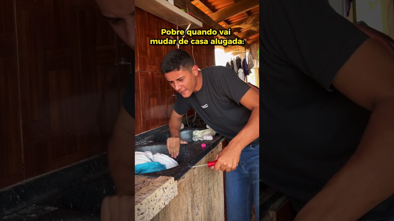 Pobre quando vai mudar de casa alugada: