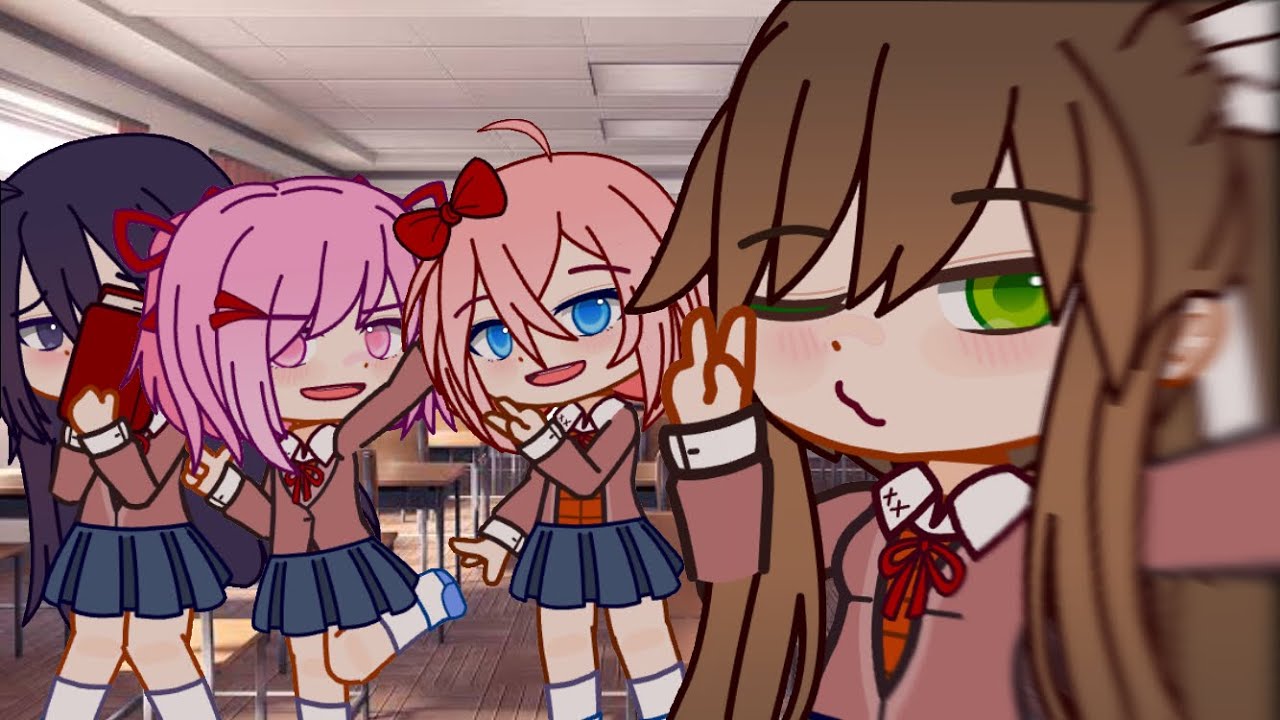 The ddlc characters meet y/n. || gacha short
