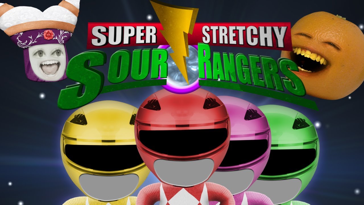 Annoying Orange - Sour Rangers (Power Rangers Spoof!)