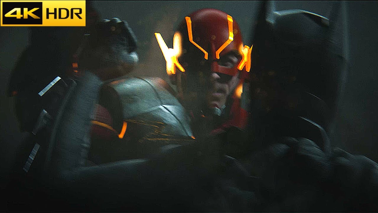Batman Vs Flash Fight Scene (2023) 4K HDR 60FPS