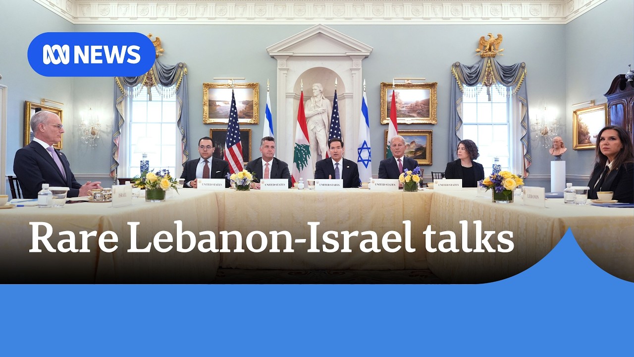 Israel and Lebanon hold direct talks for the first time in 30 years | ABC NEWS