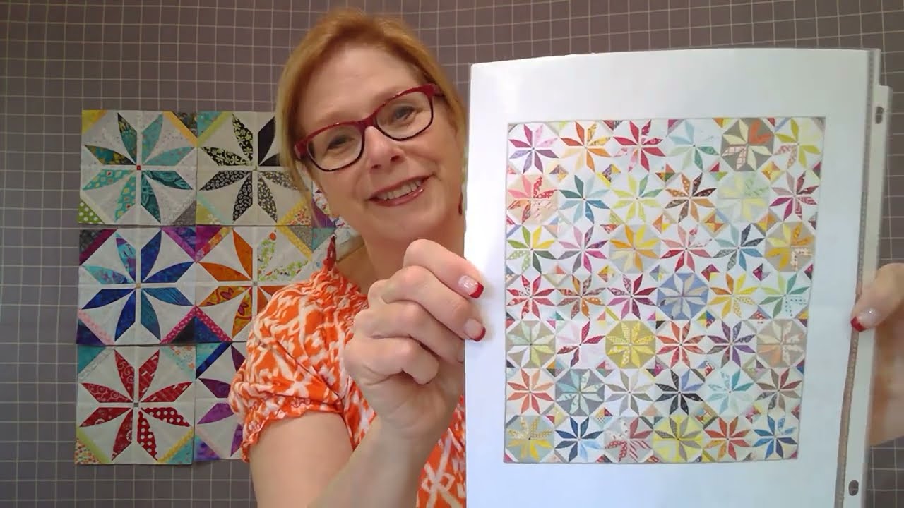 What do you do with your scraps?  Well you make a beautiful quilt called Posh Penelope!