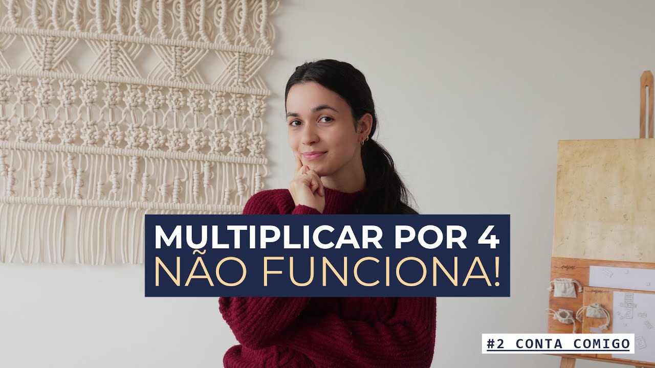 Como calcular fios no macramê com confiança? 🎬 Episódio 2 - Conta Comigo