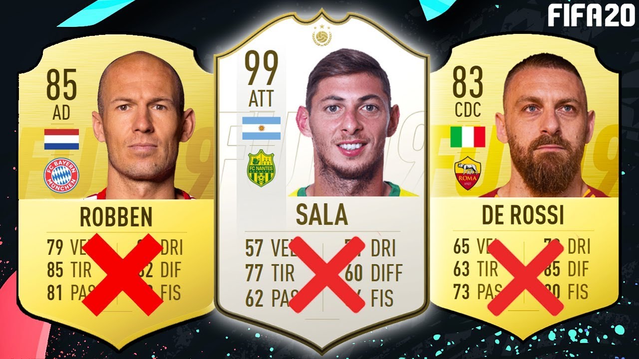 😭ADDIO! I CALCIATORI che NON saranno in FIFA 20!