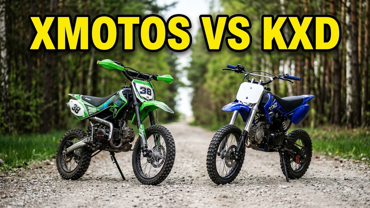 KTÓRY LEPSZY CHIŃCZYK ? XMOTOS 125 CZY KXD 125 ZROBILIŚMY WYSCIGI