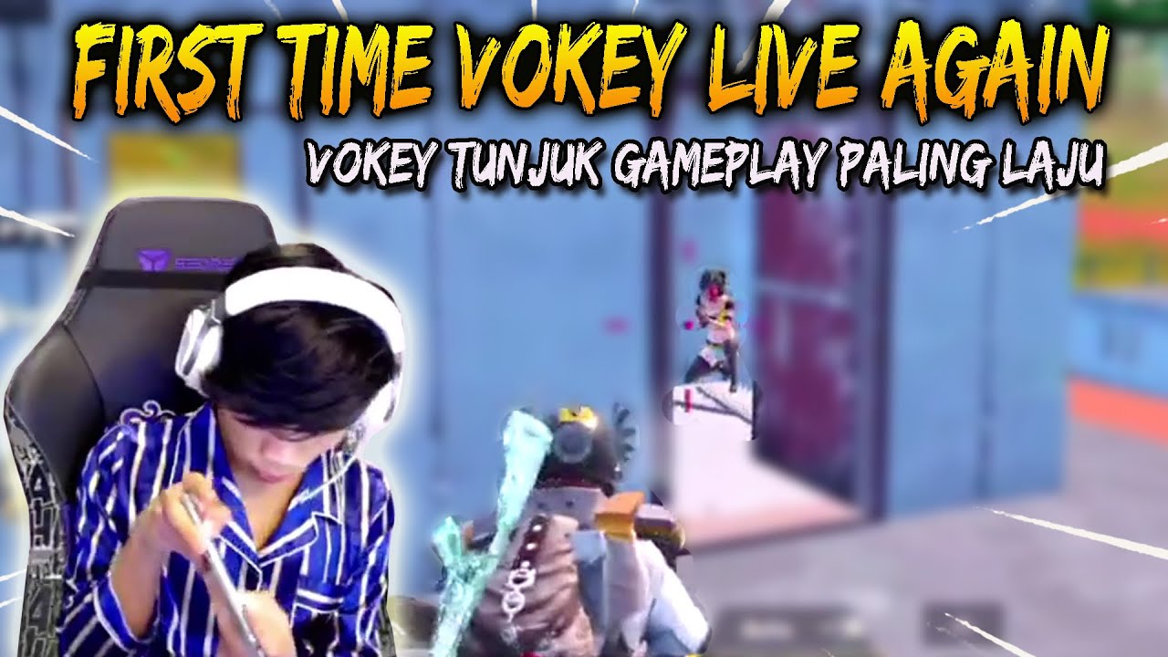 First Time Vokey Live Again !! Vokey Tunjuk Gameplay Paling Laju