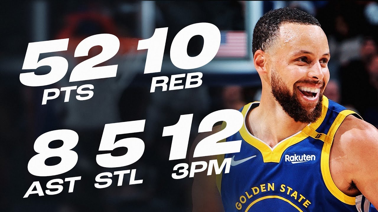 Steph Curry COOKED UP 52 PTS In Memphis | April 1, 2025