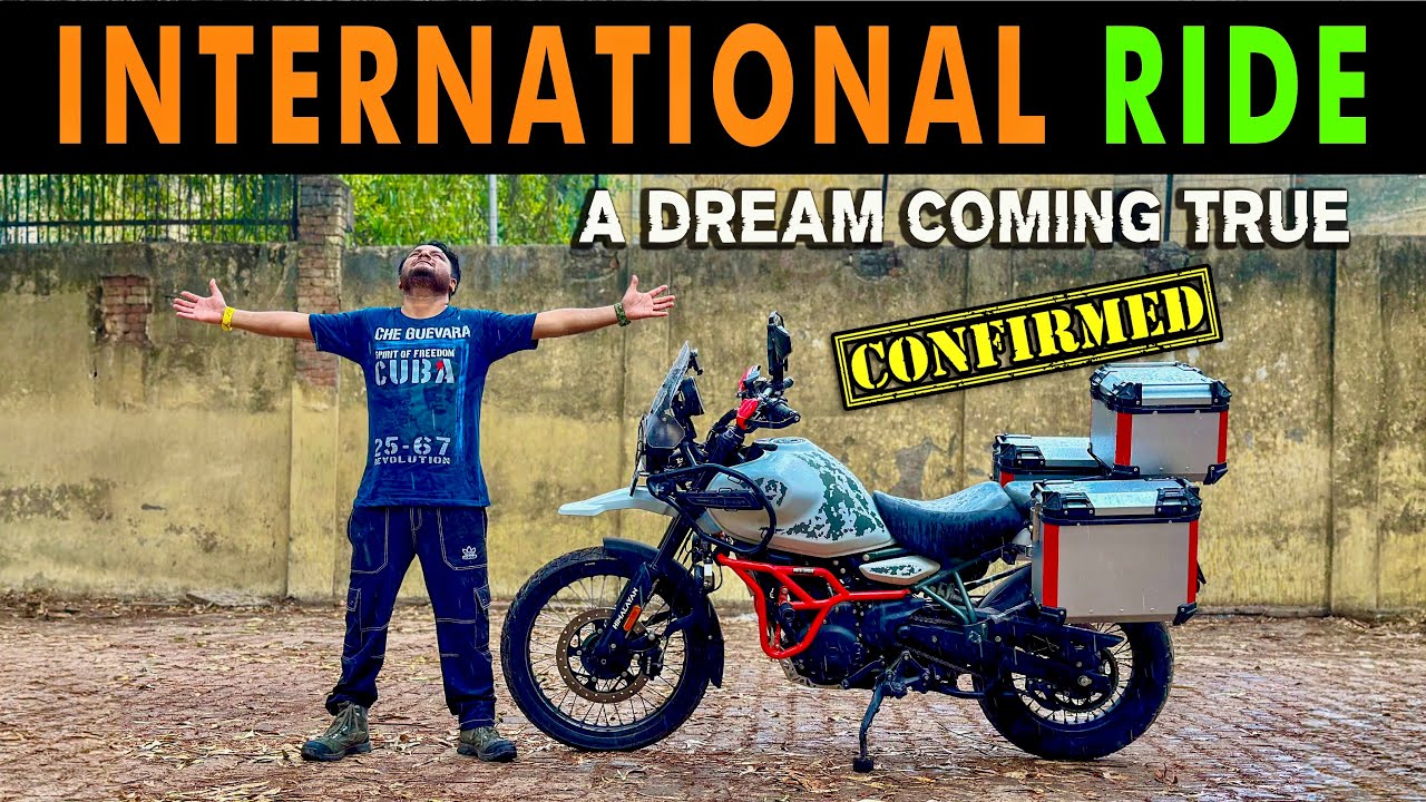 BIG INTERNATIONAL ROAD-TRIP 😍 Dream coming true | on Himalayan 450 | Dji Action 4 | Ep-1