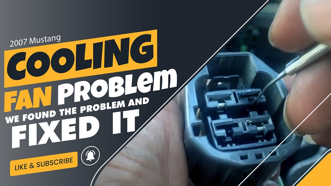 Проблема с вентилятором охлаждения Mustang 2007 года. Мы нашли и устранили проблему.