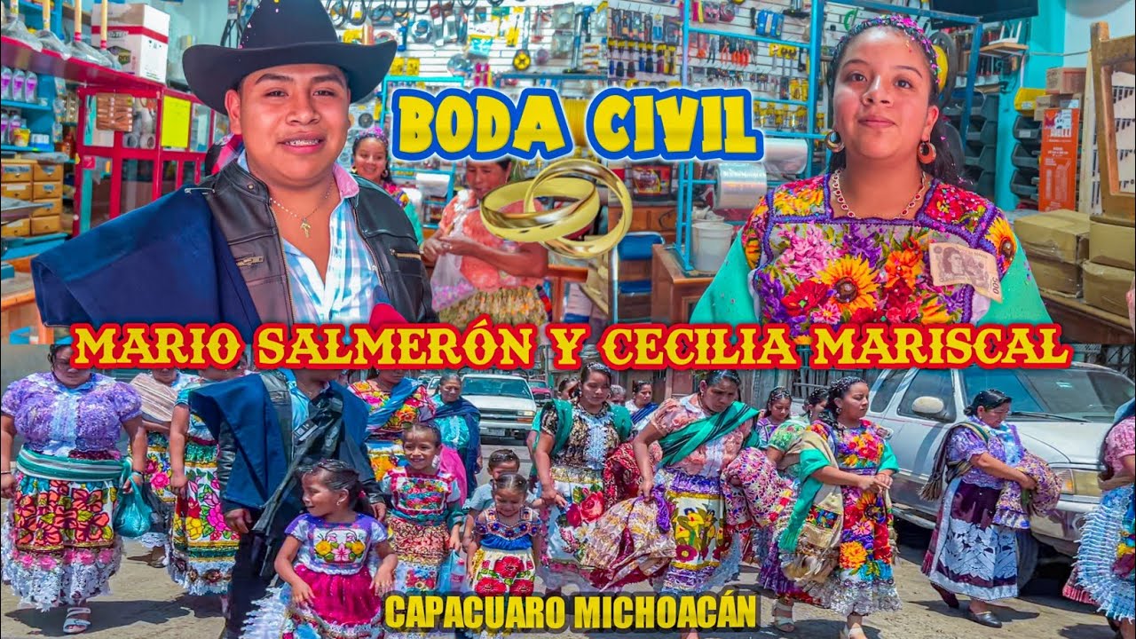 GRAN BODA CIVIL - Mario Salmerón & Cecilia Mariscal /CAPACUARO MICHOACÁN 🇲🇽 [Pt 1]
