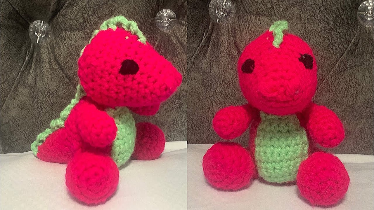 PART 1/ HOW TO CROCHET T-REX EASY TUTORIAL