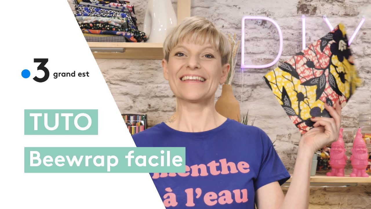 Tuto bee wrap : un emballage alimentaire en cire d'abeille, une alternative au film &eacute;tirable