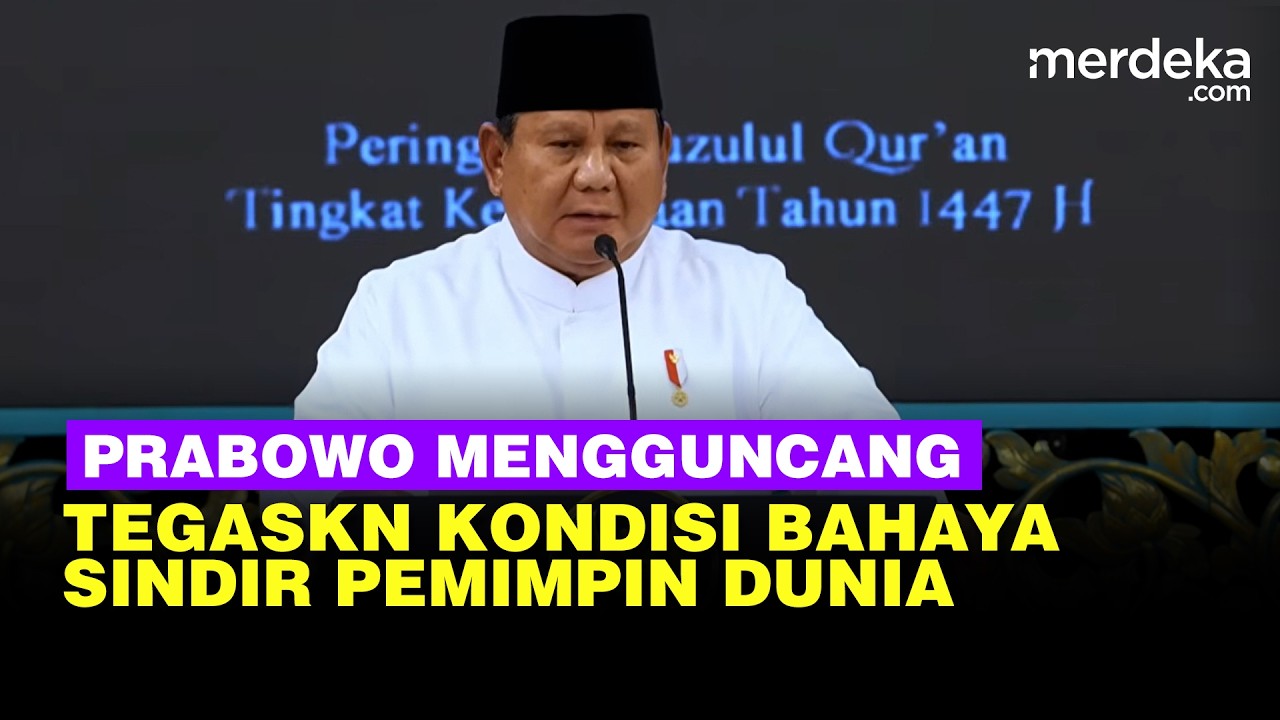 [FULL] Pidato Prabowo Ungkap Kondisi Bahaya, Sindir Pemimpin Dunia Tak Bisa Jaga Perdamaian