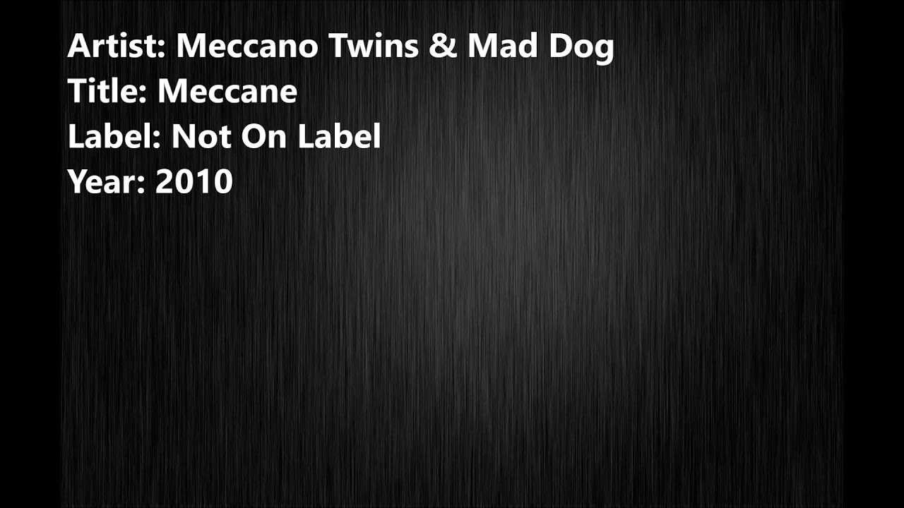Meccano Twins & Mad Dog - Meccane