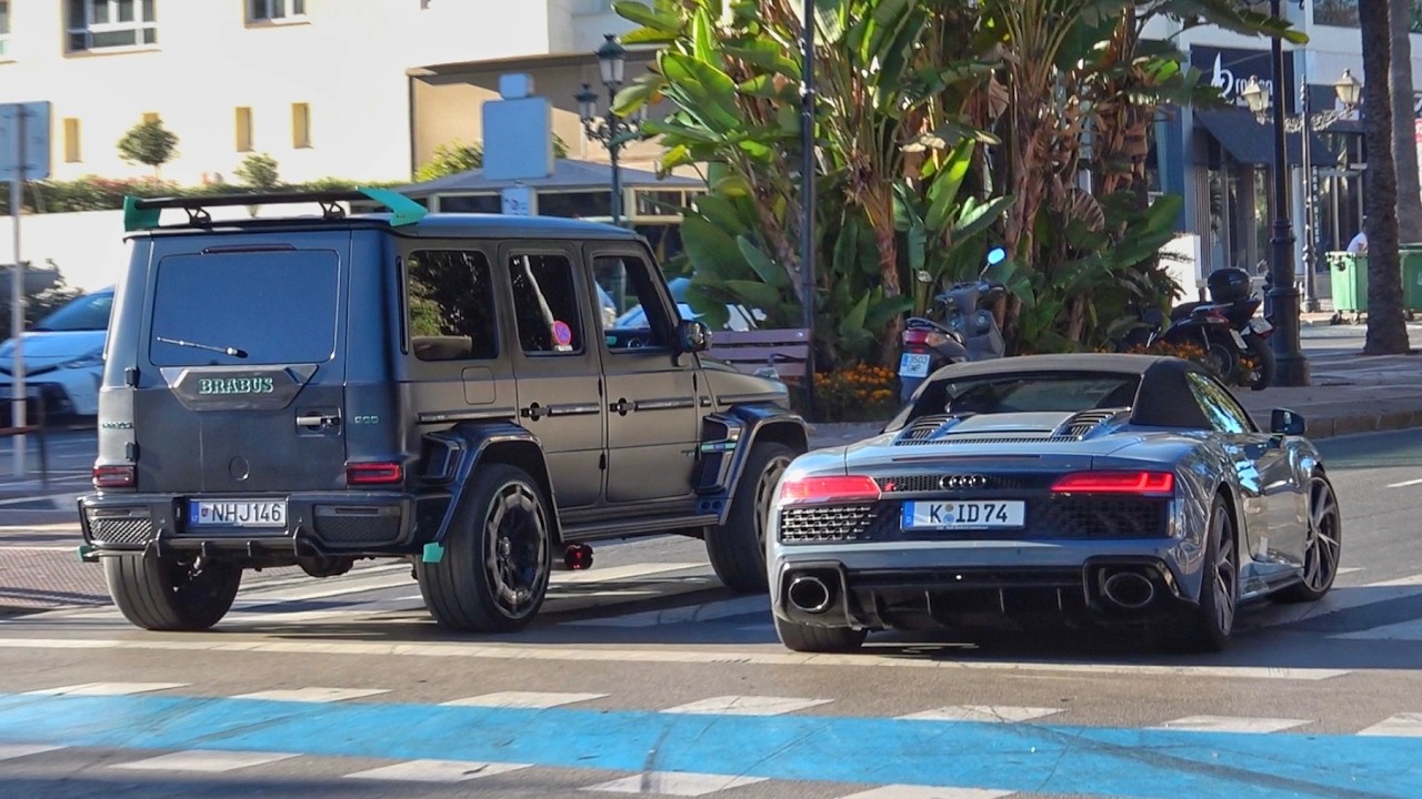 Sportscars In Puerto Banús 2025! Ep. 3 - 800HP M8, Mansory Bentayga, Tecnica, BRABUS G63 And More!
