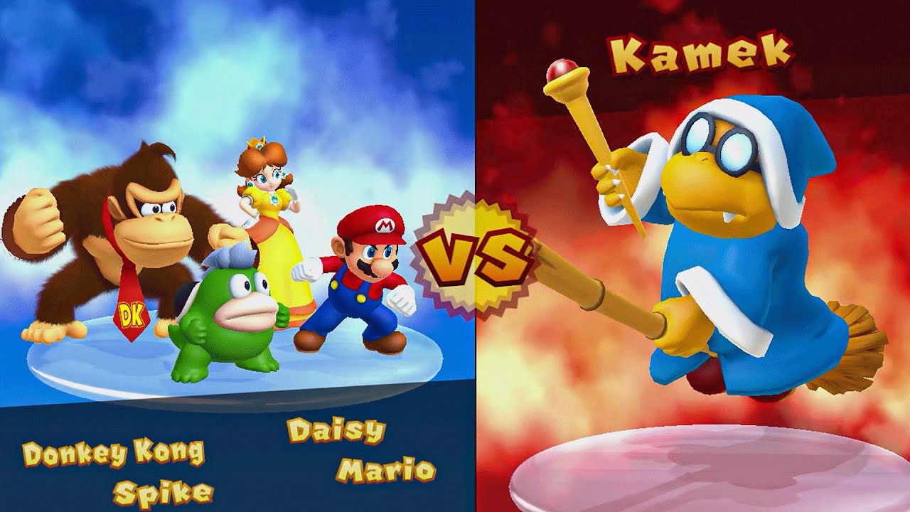 Mario Party 10 Mario Party #35 - Mario Vs Donkey Kong Vs Daisy Vs Spike -Airship Central